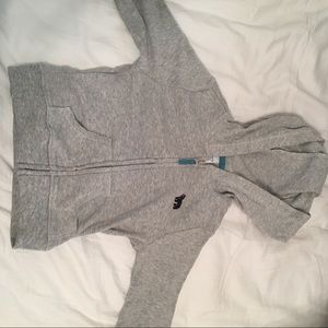 Carters heather gray zip up hoodie